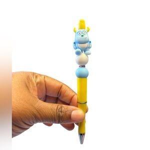Yellow and Blue Monster Pen